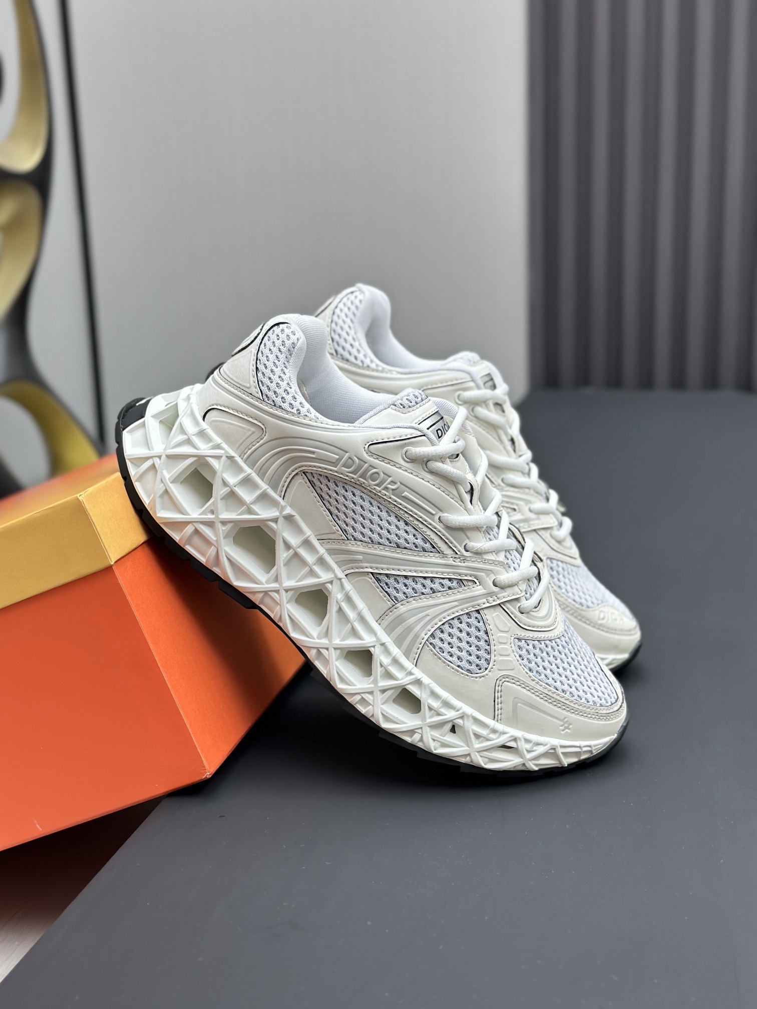 Men D*ior Top Sneaker（）