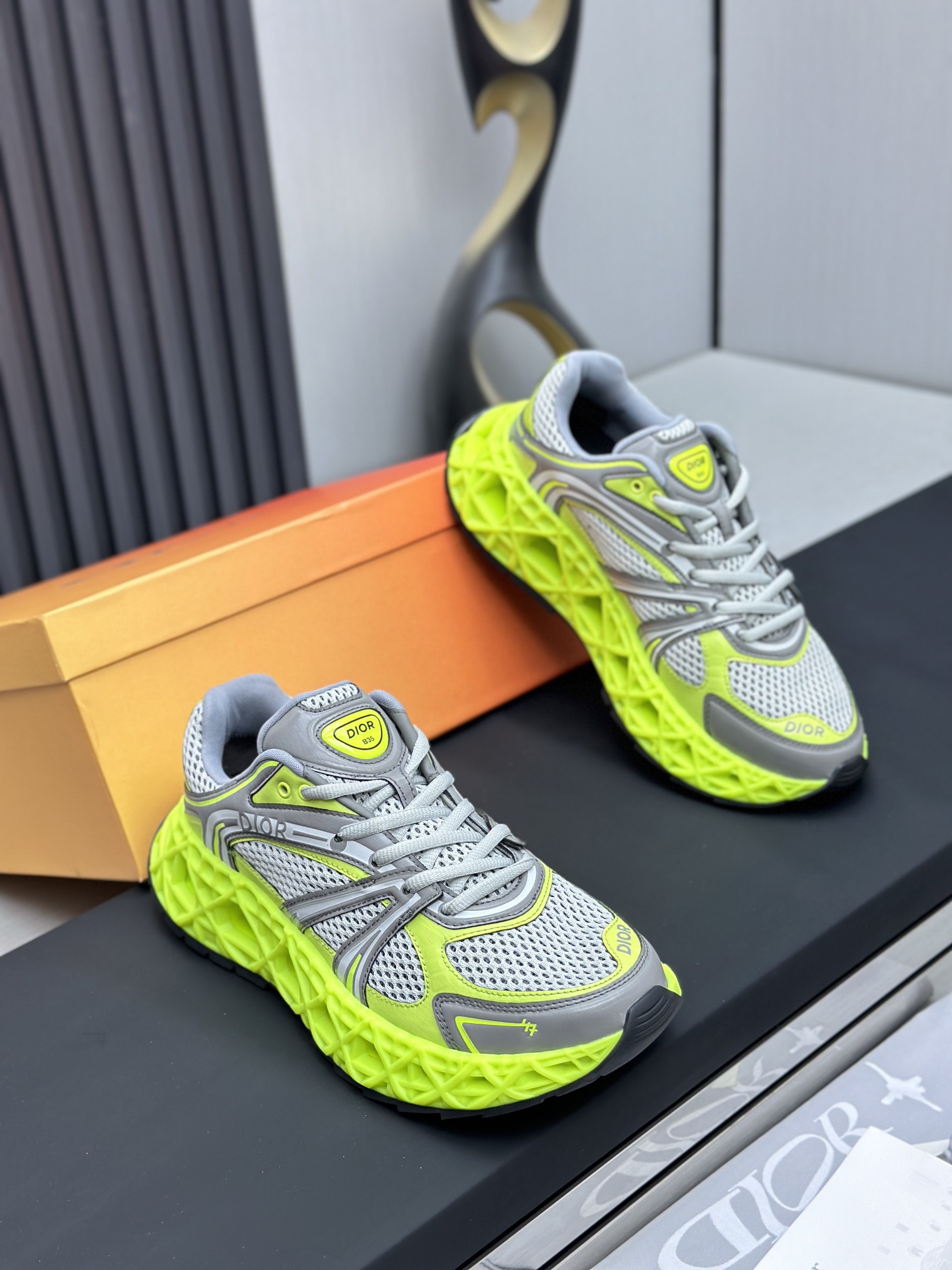 Men D*ior Top Sneaker（）