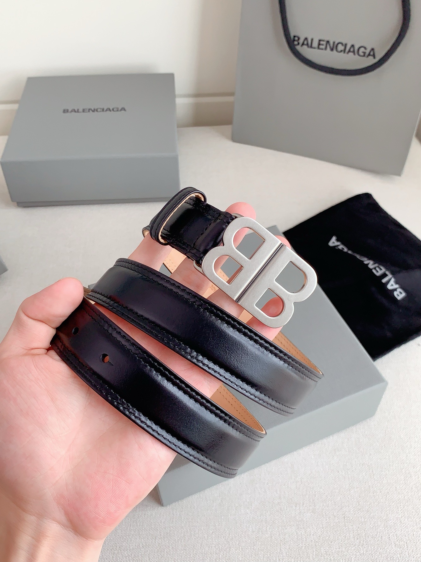 Balenciaga Belts Top Quality 30mm