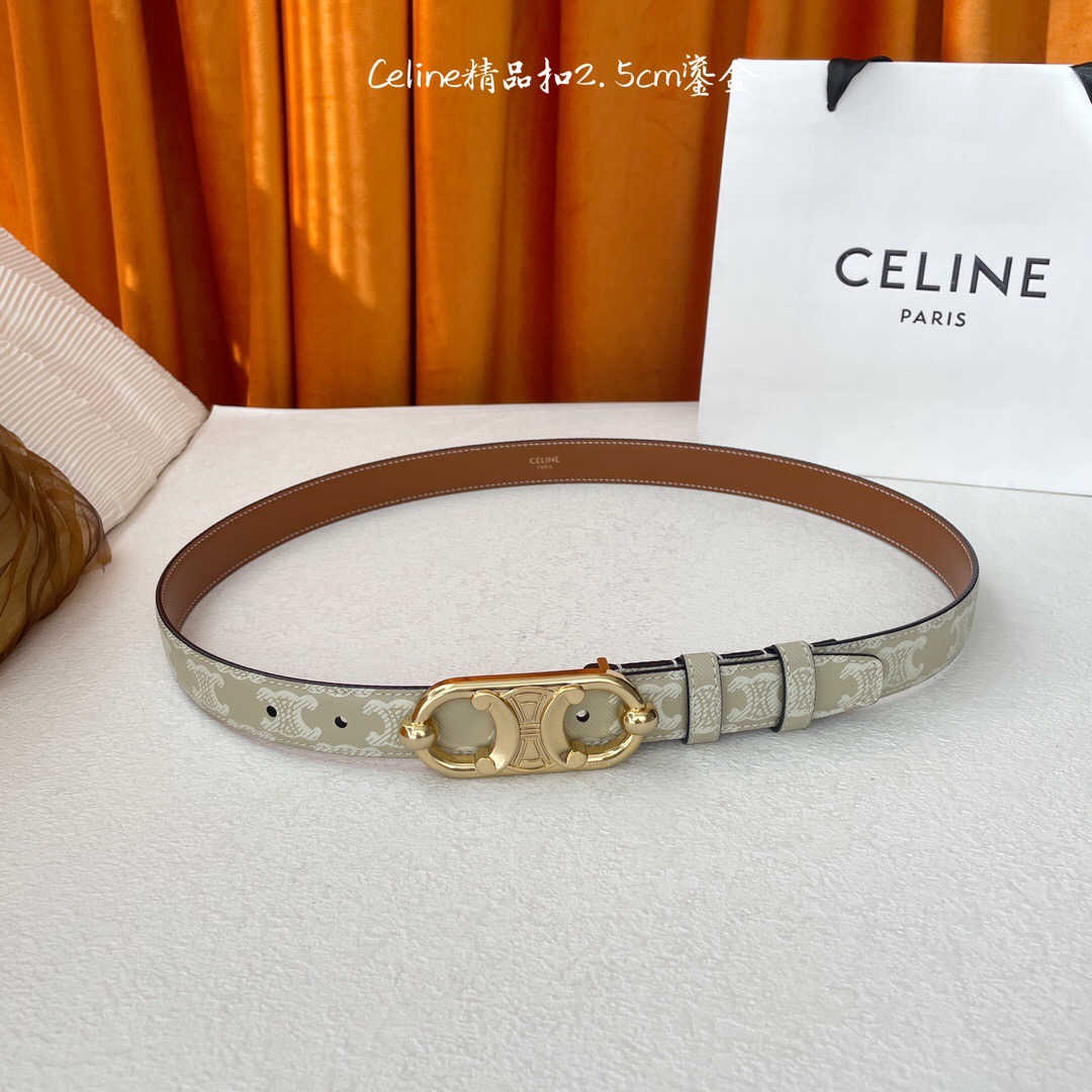 C* eline Belts Top Quality 25MM