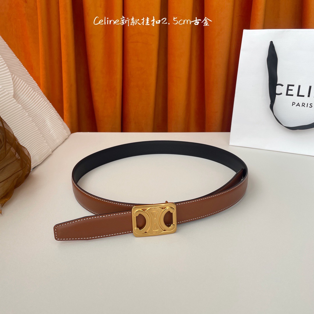 C* eline Belts Top Quality 25MM