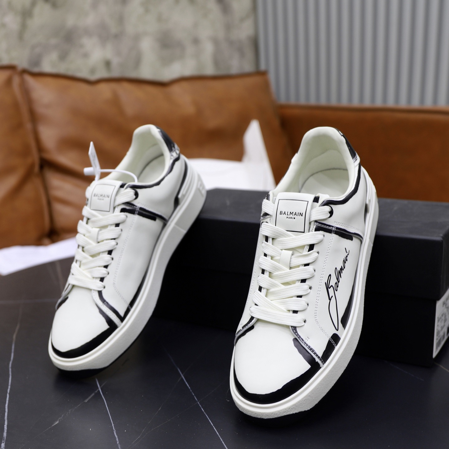 Women Men Top Quality B*almain shoes