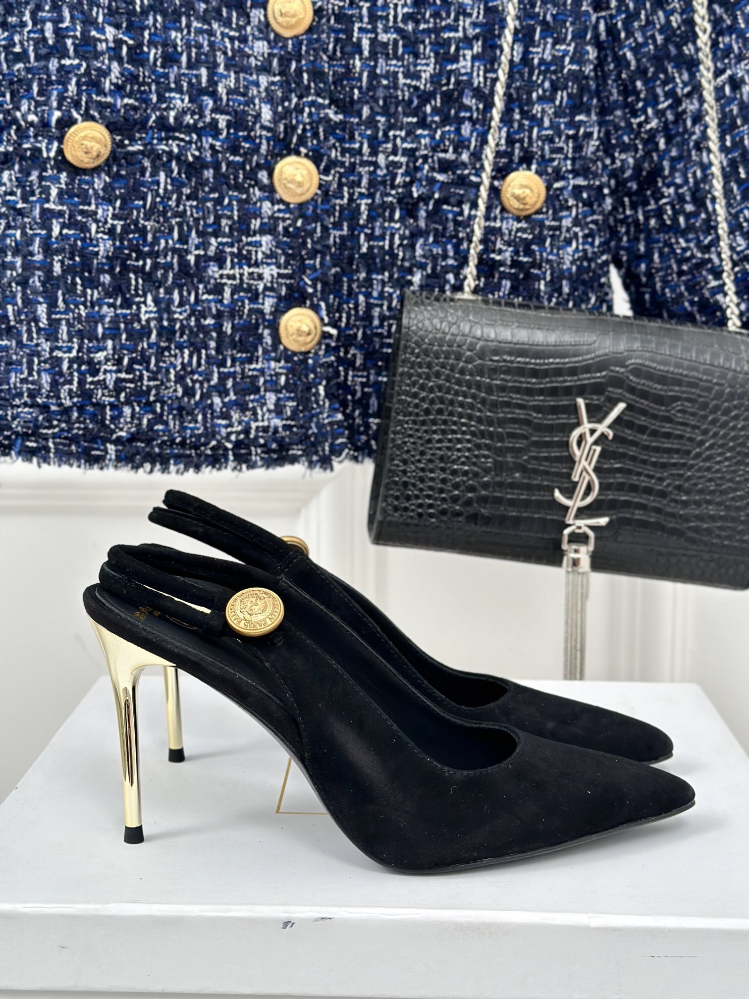 Women Top Quality B*almain shoes 10cm