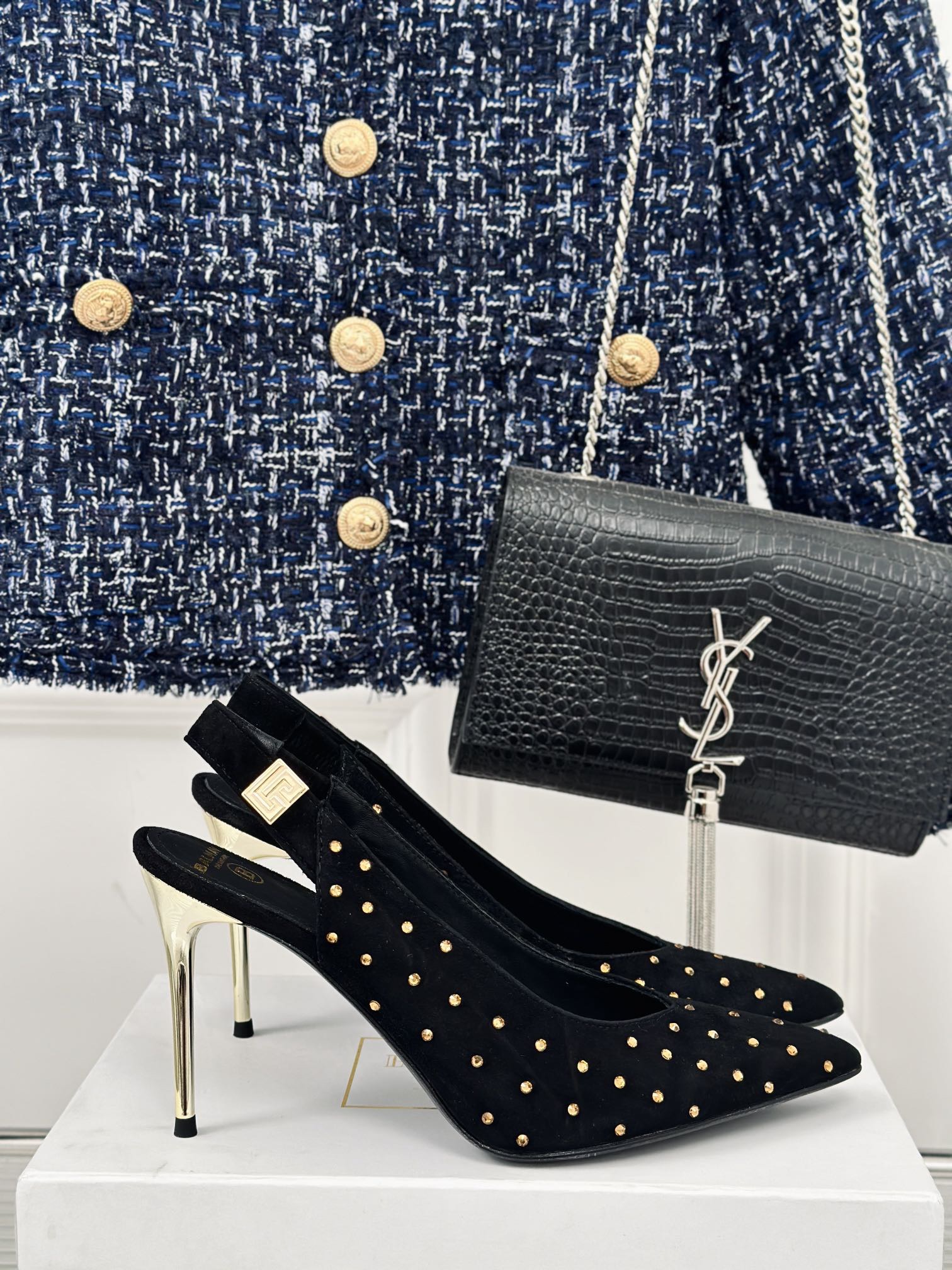 Women Top Quality B*almain shoes 10.5cm