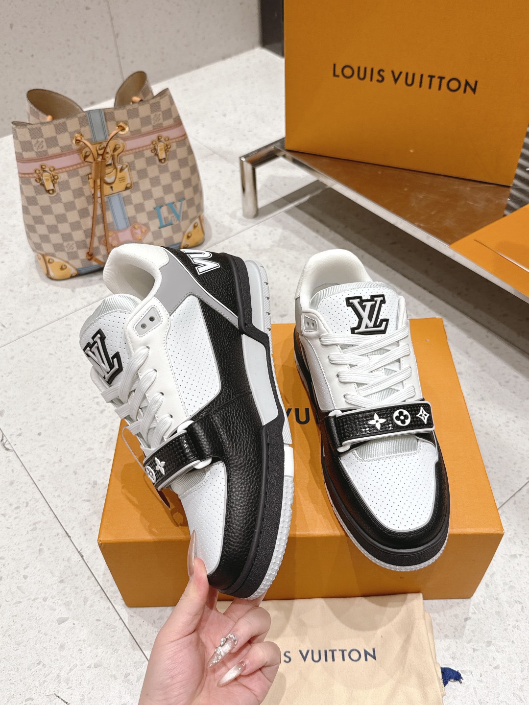 Men Women L*ouis V*uitton Top Sneaker L*V Trainer size 35-46