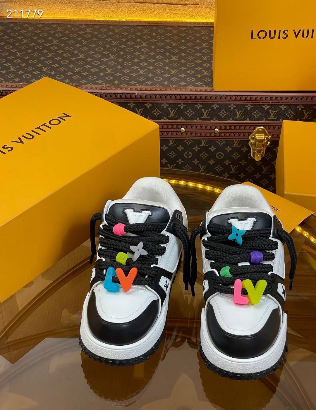 Men Women L*ouis V*uitton Top Sneaker L*V Trainer size 35-46