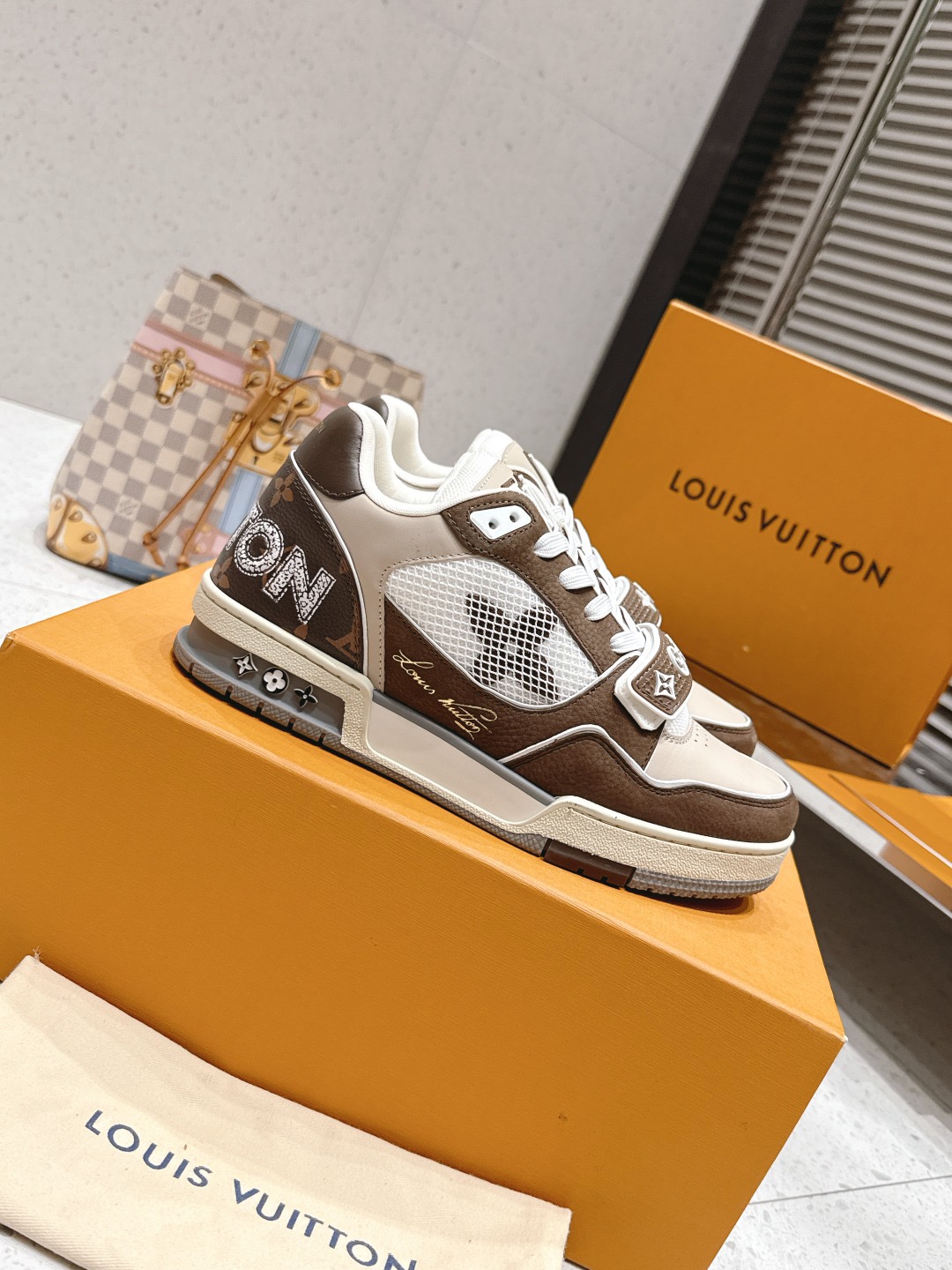 Men Women L*ouis V*uitton Top Sneaker L*V Trainer size 35-46