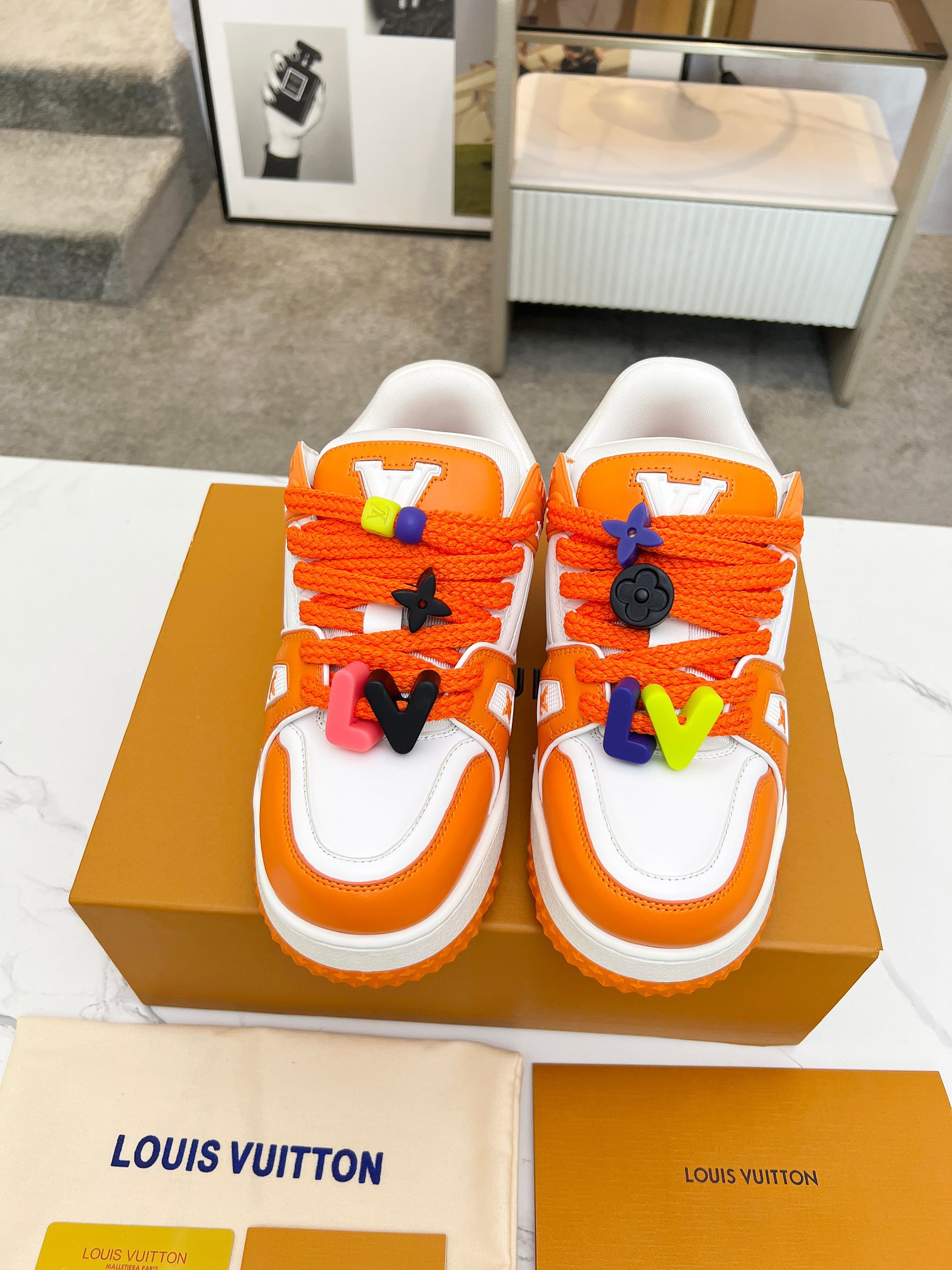 Men Women L*ouis V*uitton Top Sneaker L*V Trainer size 35-46