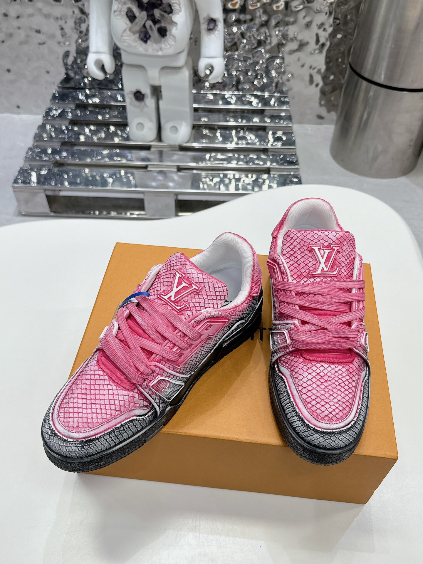 Men Women L*ouis V*uitton Top Sneaker L*V Trainer size 35-46