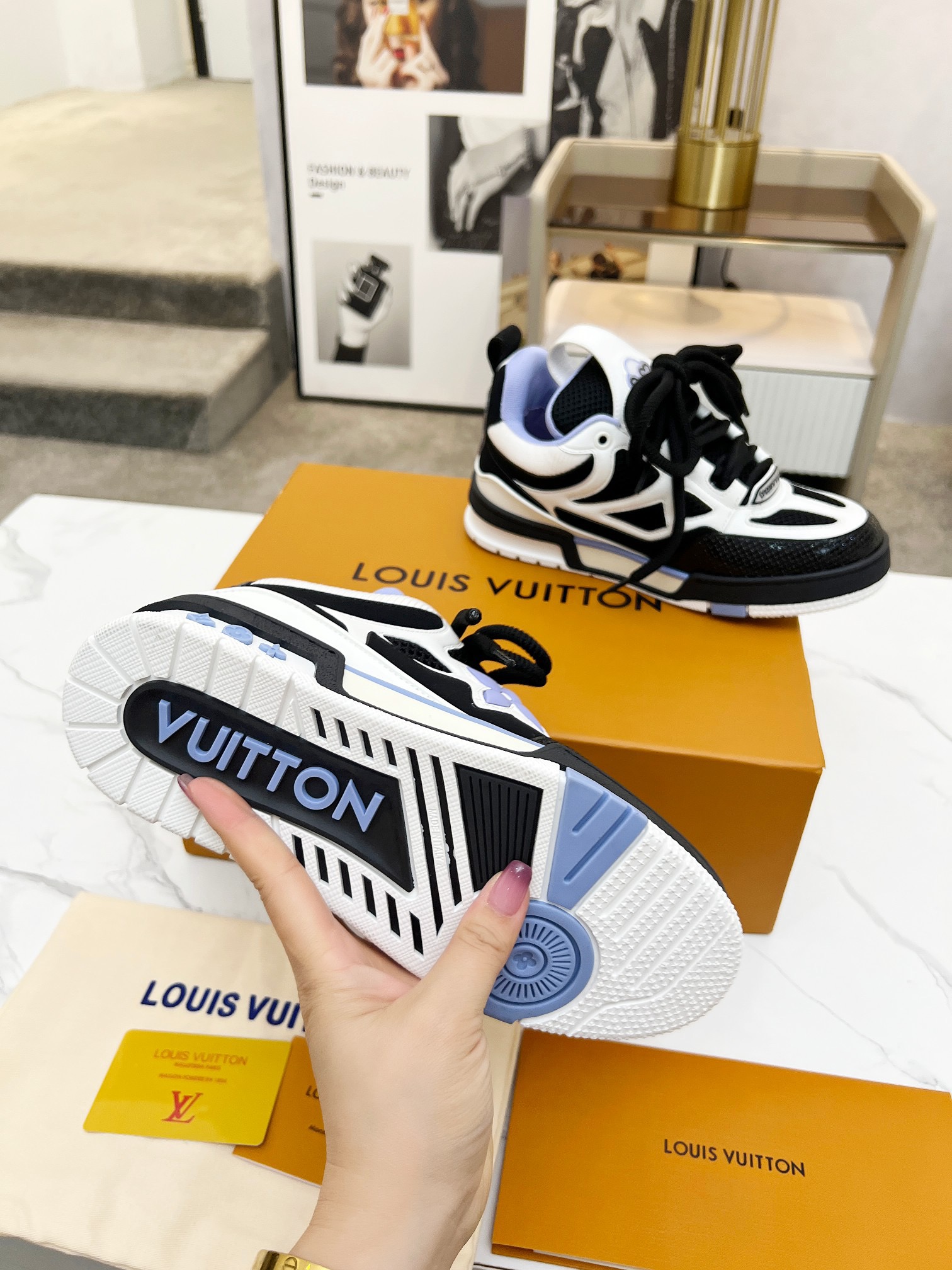 Men Women L*ouis V*uitton Top Sneaker L*V Trainer size 35-46