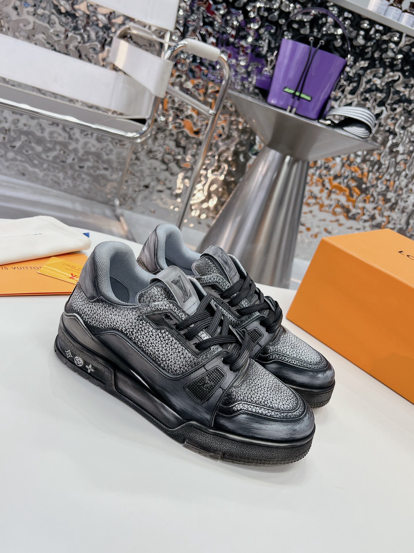 Men Women L*ouis V*uitton Top Sneaker L*V Trainer size 35-46