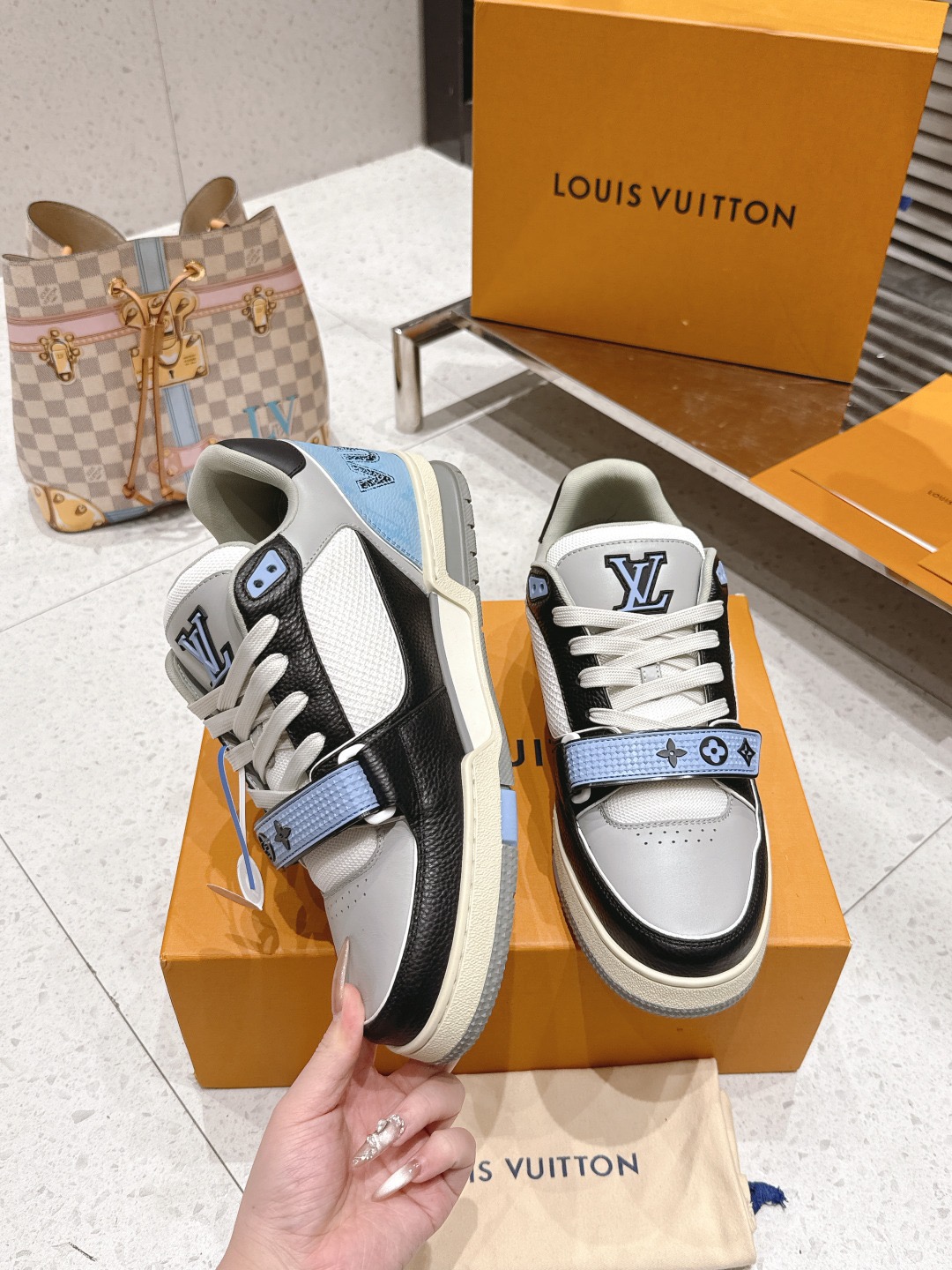 Men Women L*ouis V*uitton Top Sneaker L*V Trainer size 35-46