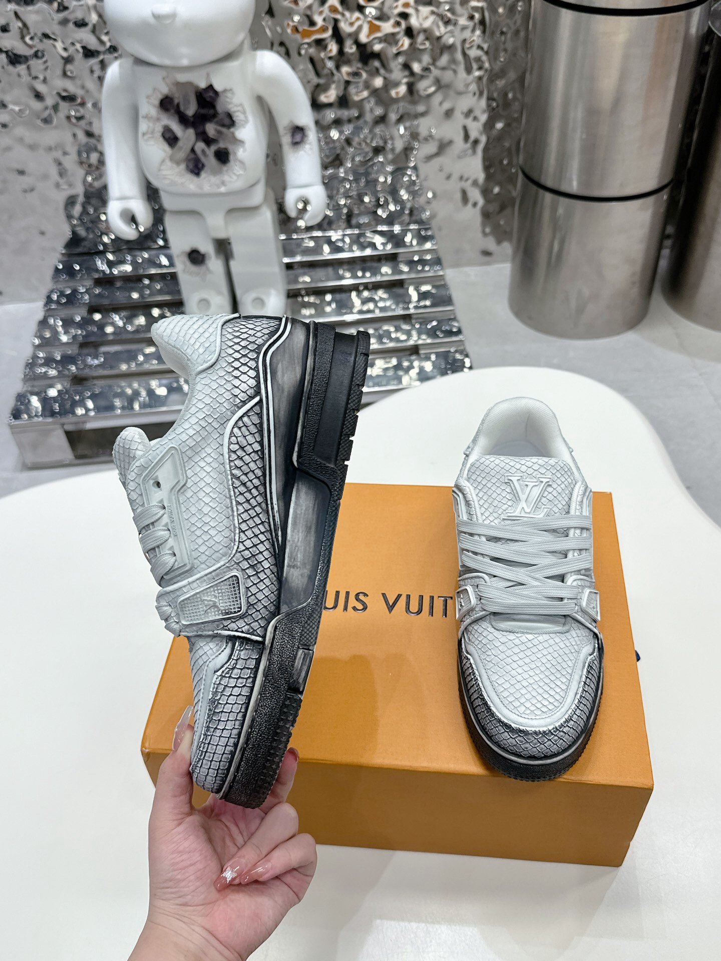 Men Women L*ouis V*uitton Top Sneaker L*V Trainer size 35-46