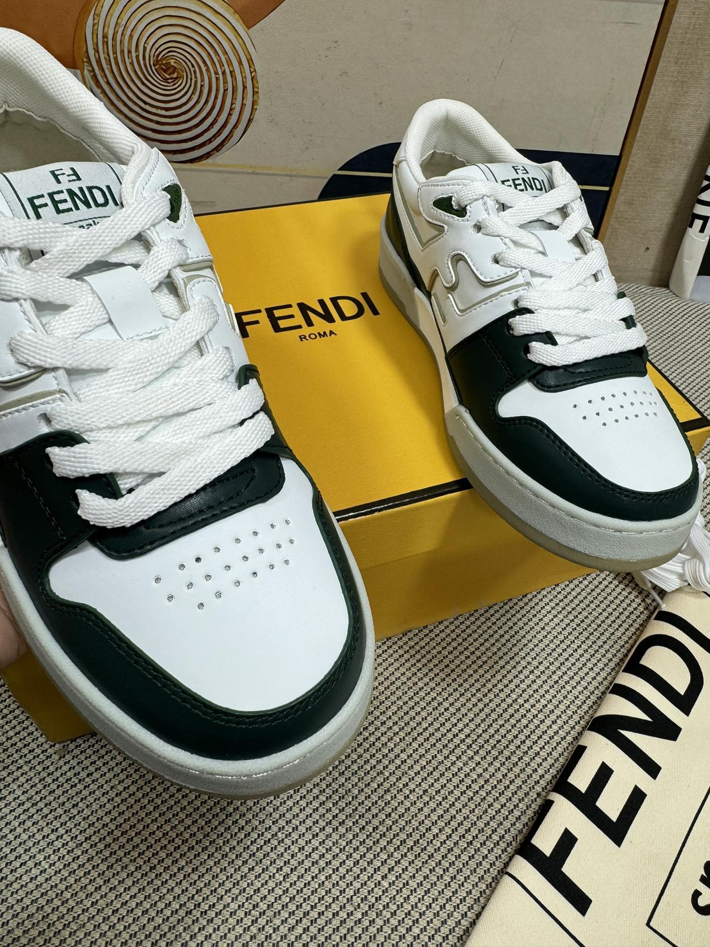 Men Women F*endi Top Sneakers size 35-46