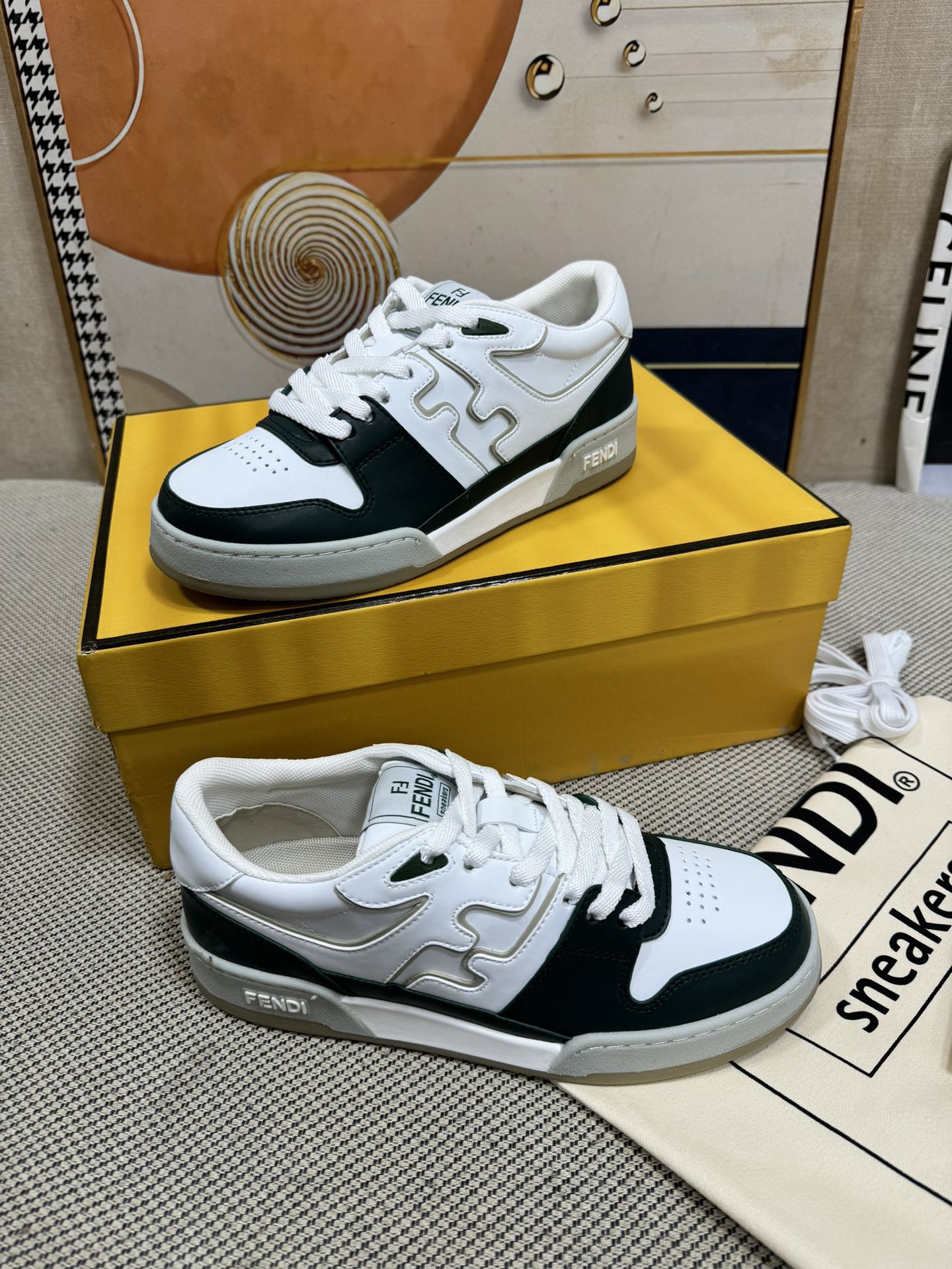 Men Women F*endi Top Sneakers size 35-46