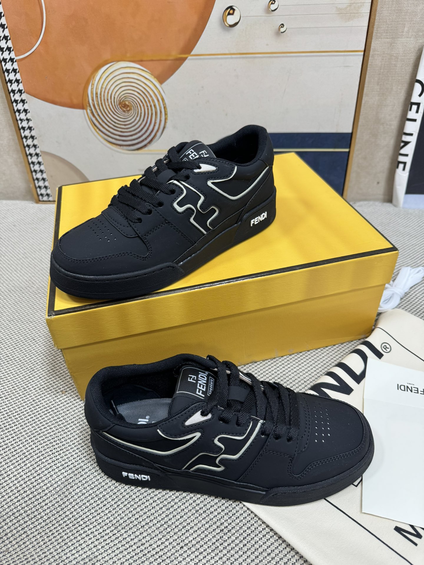 Men Women F*endi Top Sneakers size 35-46