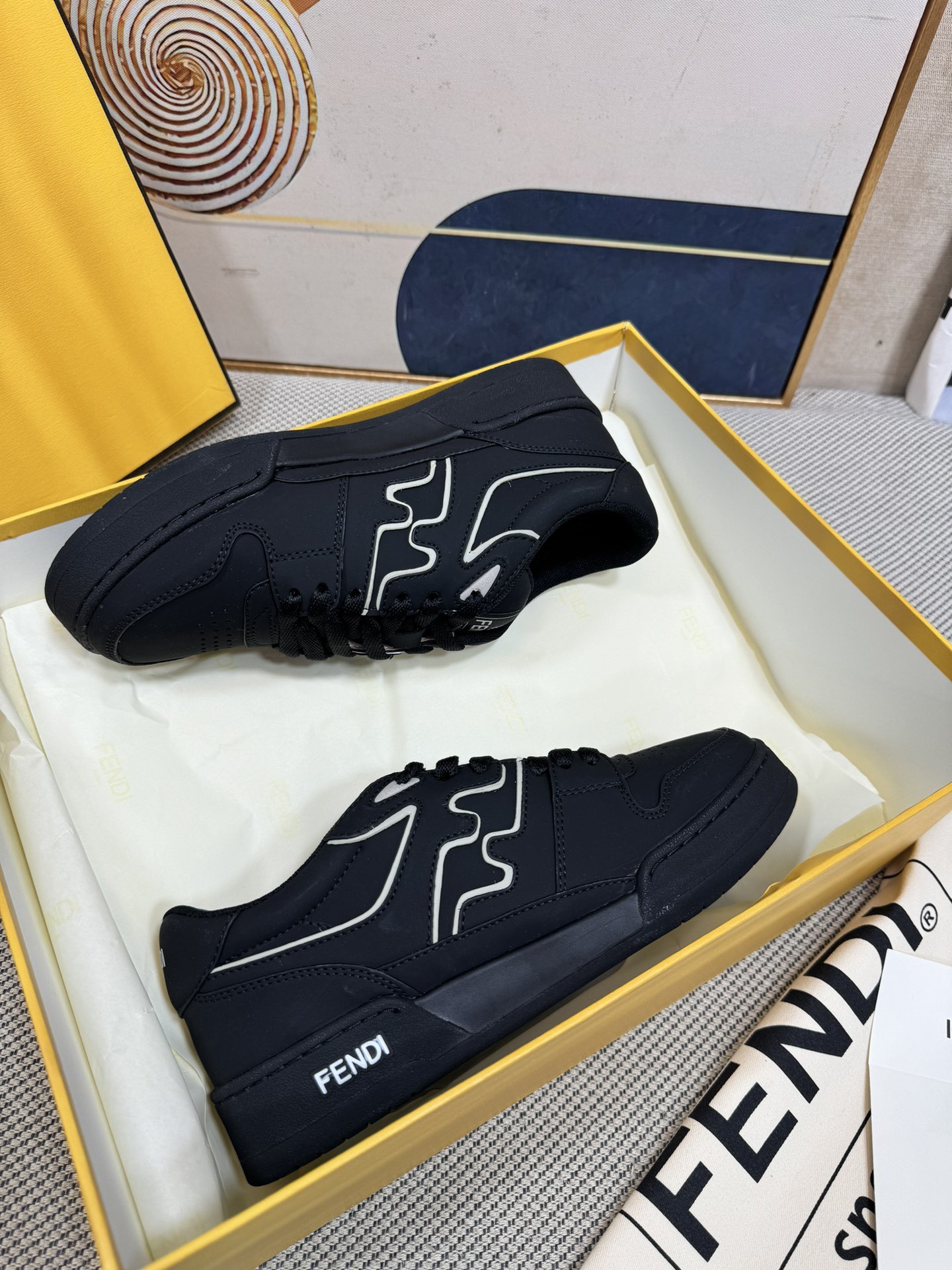 Men Women F*endi Top Sneakers size 35-46