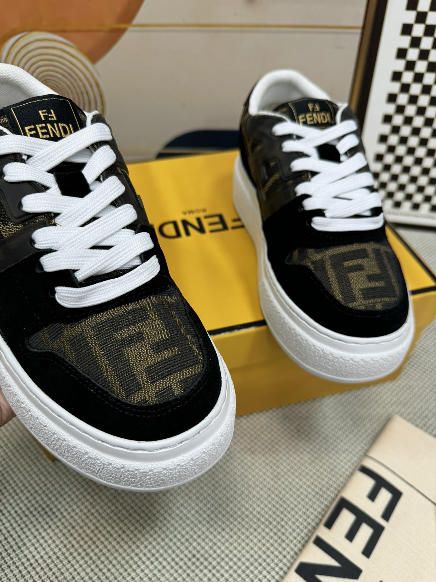 Men Women F*endi Top Sneakers size 35-46