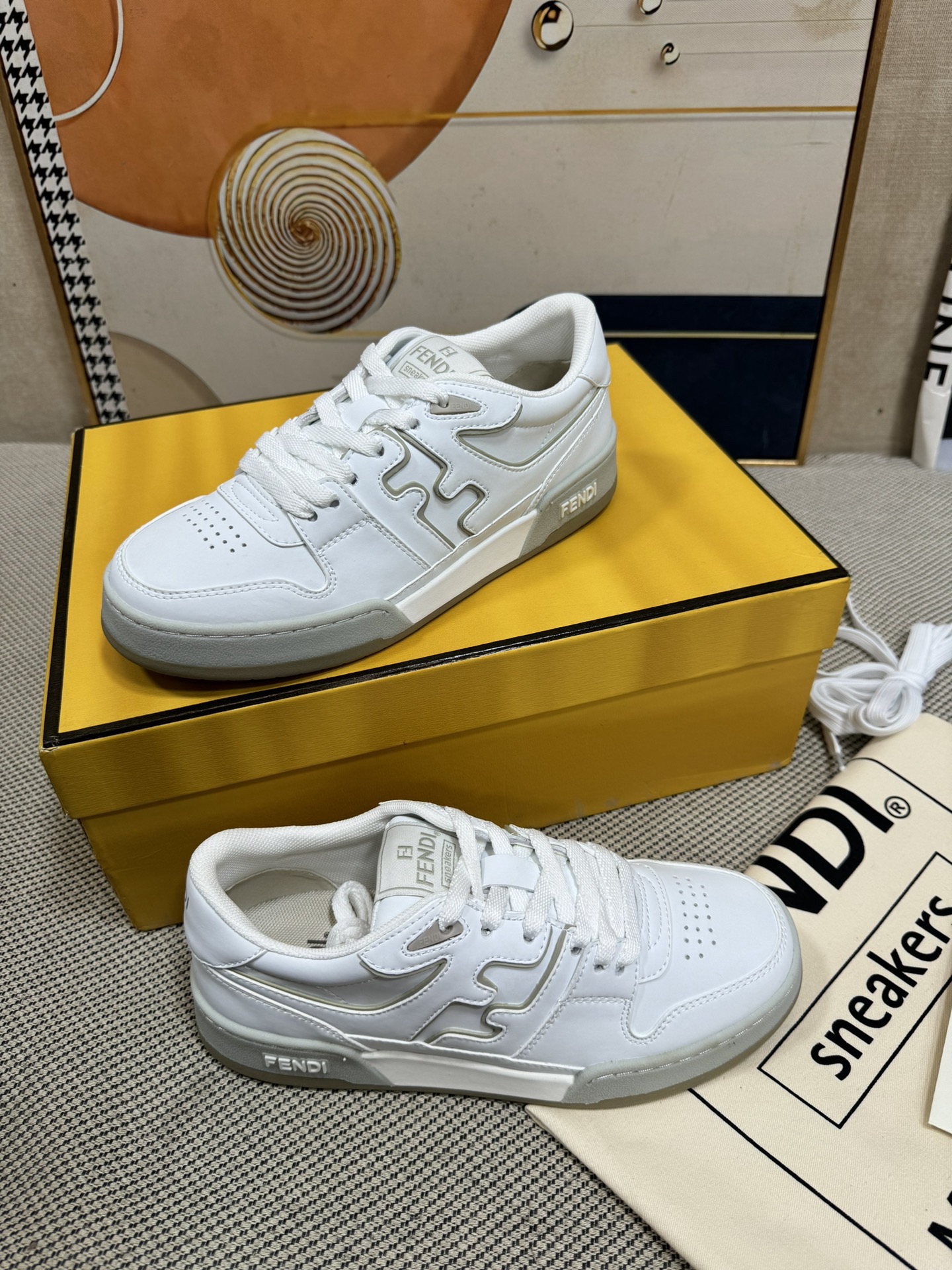 Men Women F*endi Top Sneakers size 35-46