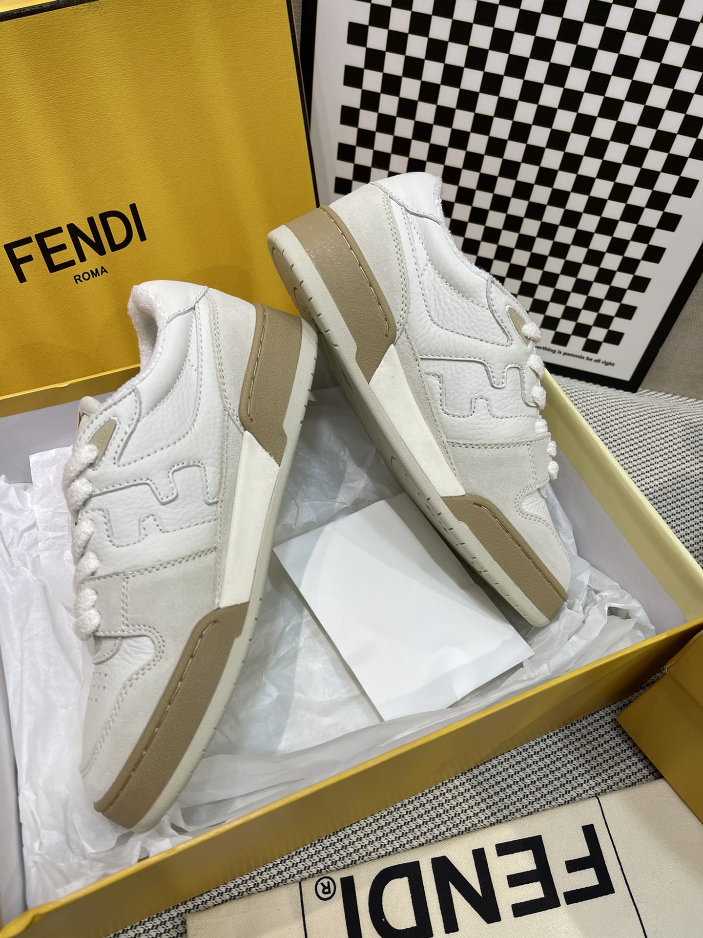Men Women F*endi Top Sneakers size 35-46
