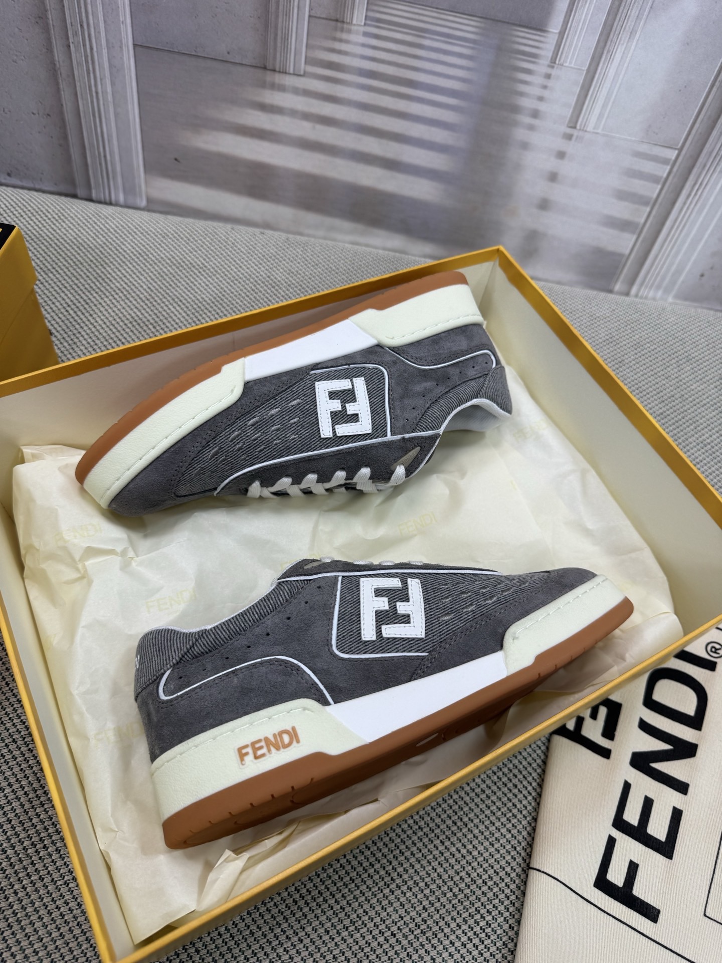 Men Women F*endi Top Sneakers size 35-46