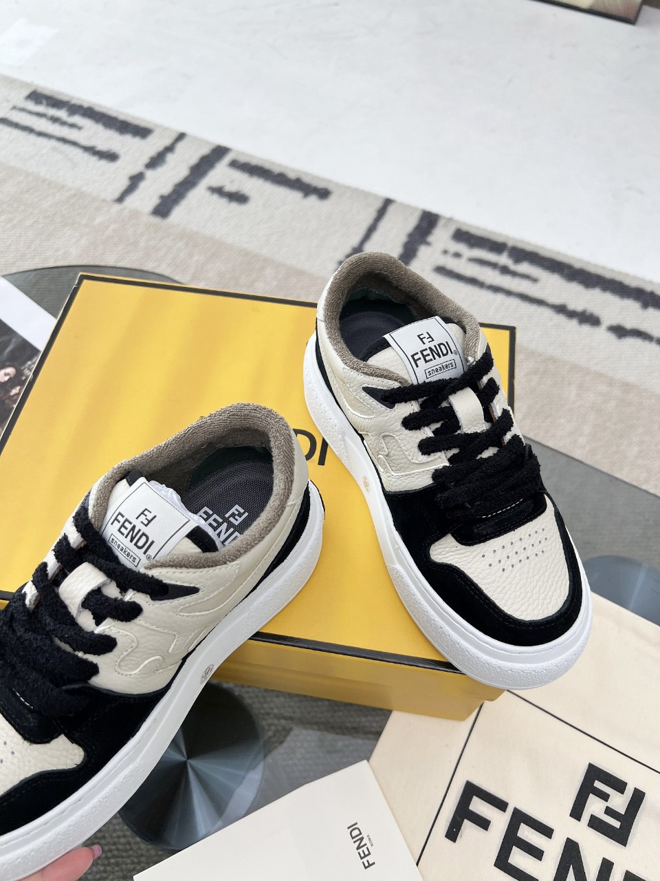 Men Women F*endi Top Sneakers size 35-46