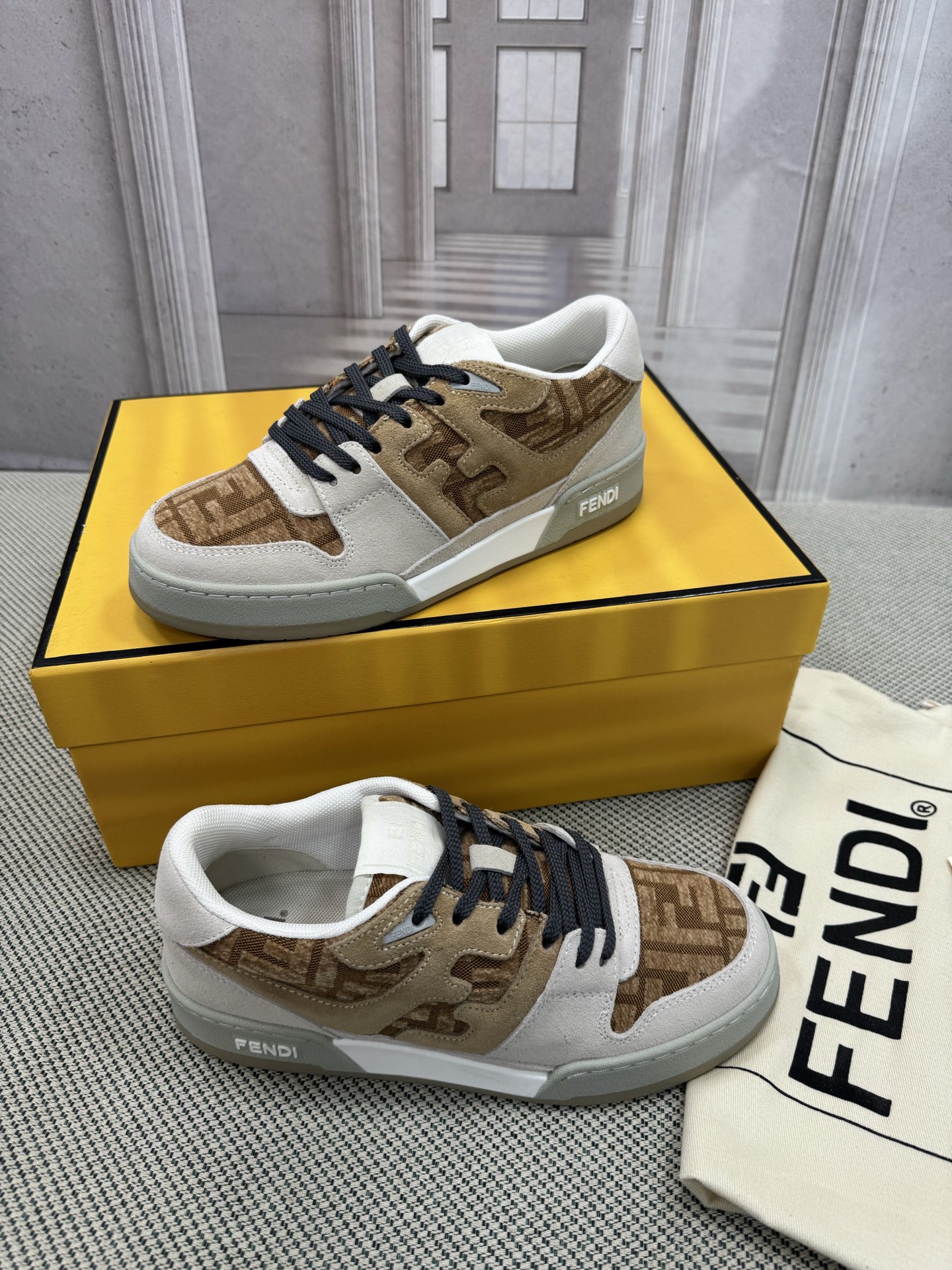 Men Women F*endi Top Sneakers size 35-46