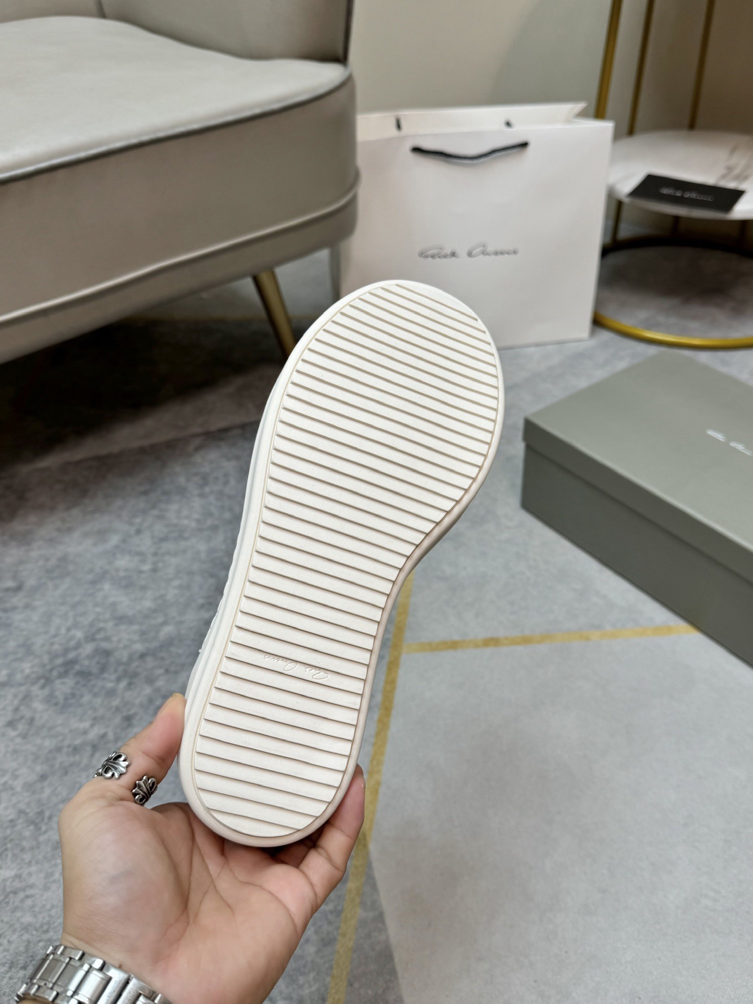 Men Women R*ICK OWENS Top SNEAKERS