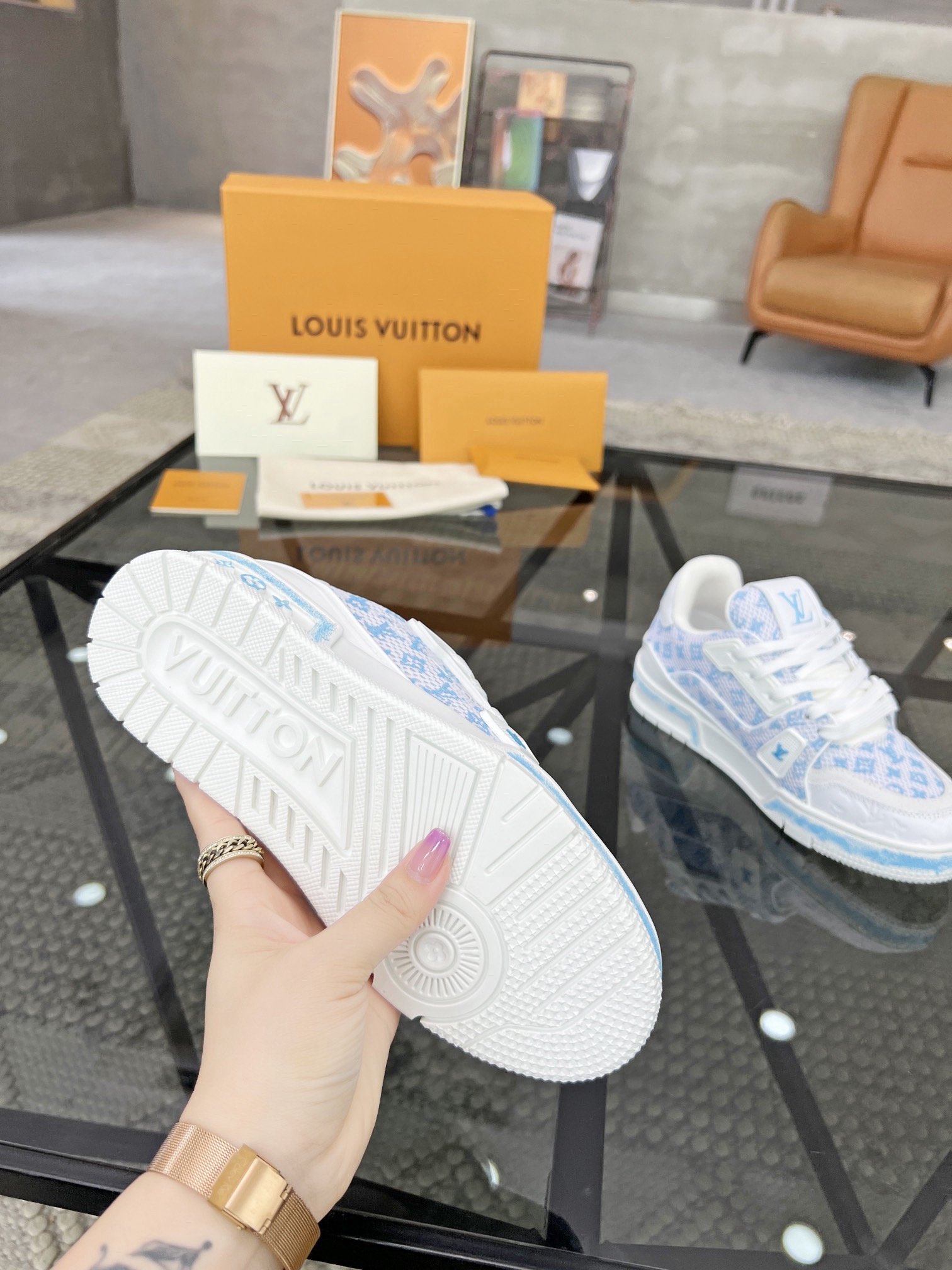 Men L*ouis V*uitton Top Sneaker L*V Shoes