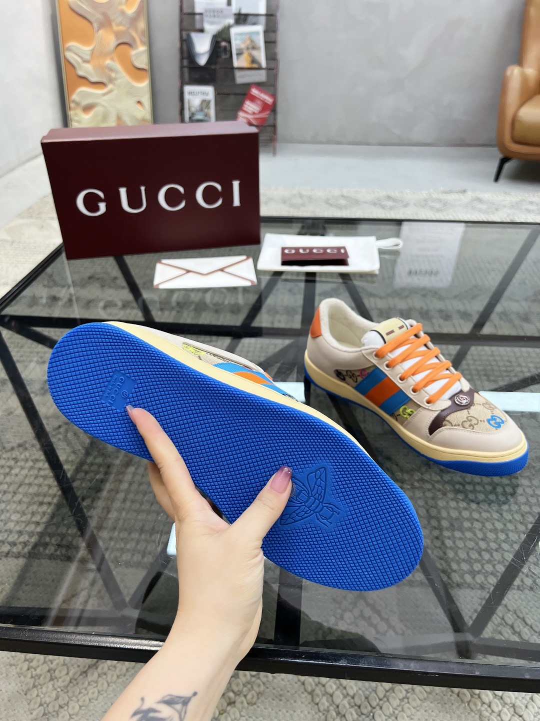 Men Women G*ucci Top quality 1:1 Sneaker size 35-46