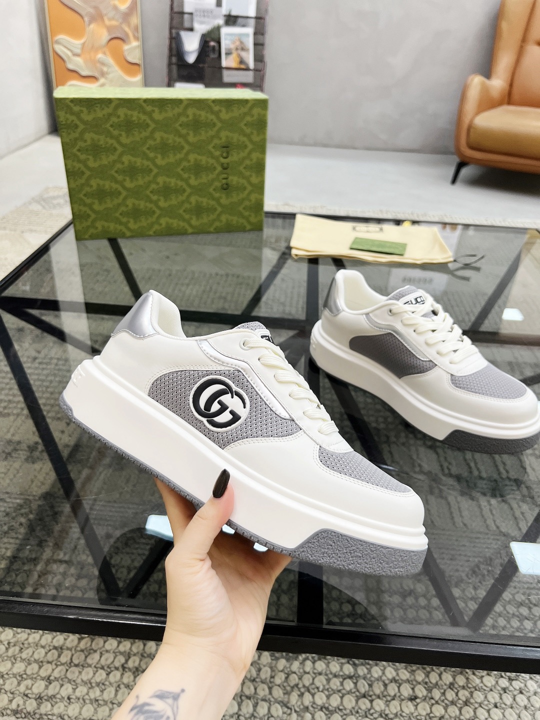 Men Women G*ucci Top quality 1:1 Sneaker size 35-46